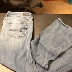 American Eagle 360 stretch Kick boot jeans